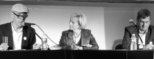Bernard Souroque, directeur artistique, Anne Marie d'Estienne d'Orves, adjointe chargée à la Culture, Régis Guerbois, président du festival (c) DVDM