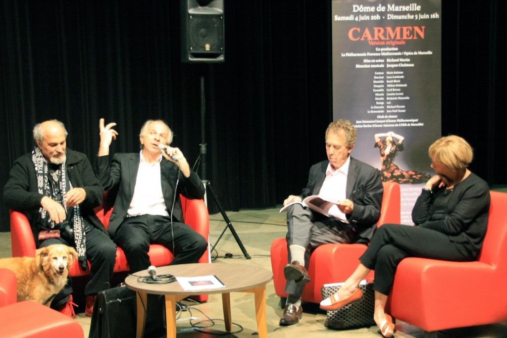 Richard Martin, Jacques Chalmeau, Maurice Di Nocéra et Anne Marie d'Estienne d'Orves